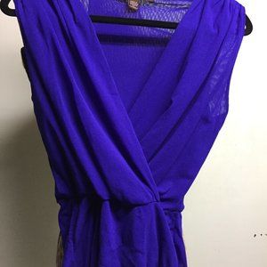 Sweet Pea for Anthropologie Sleeveless Purple top